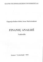 Finansų analizė